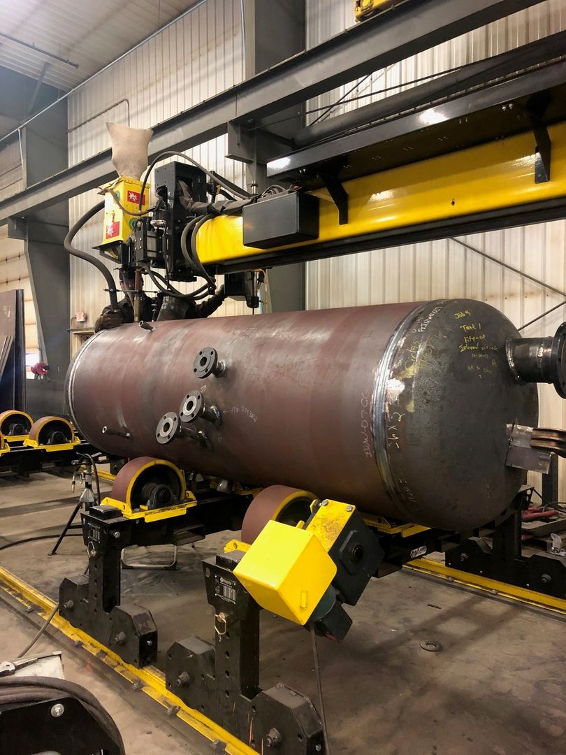tank welding work