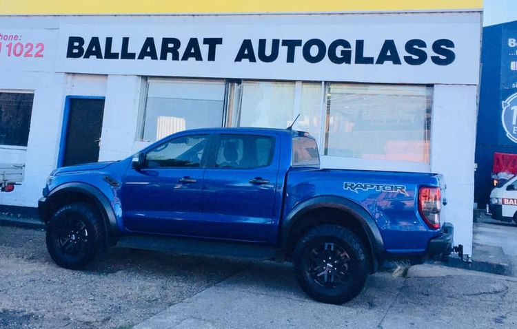 Blue Ute and Company Building — Ballarat, VIC — Ballarat Auto Glass