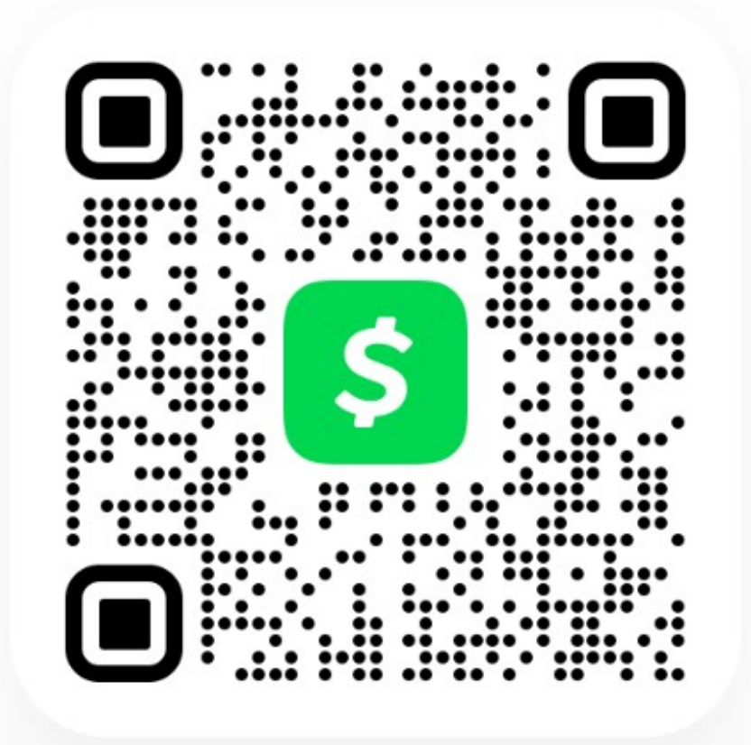 A qr code with a dollar sign in the middle