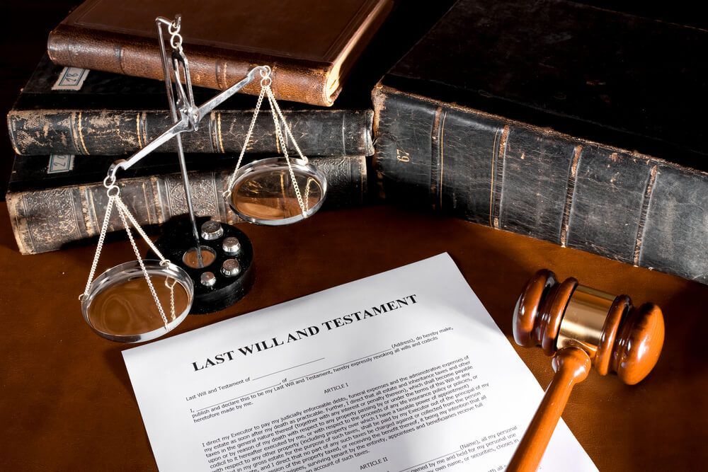 Judge's Gavel Resting on a Last Will Document — Will in Wagga Wagga