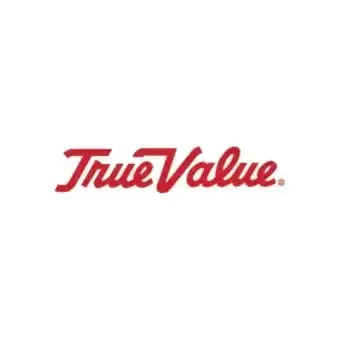 TrueValue red logo on a white background