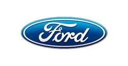 Ford logo in white script on a blue oval background