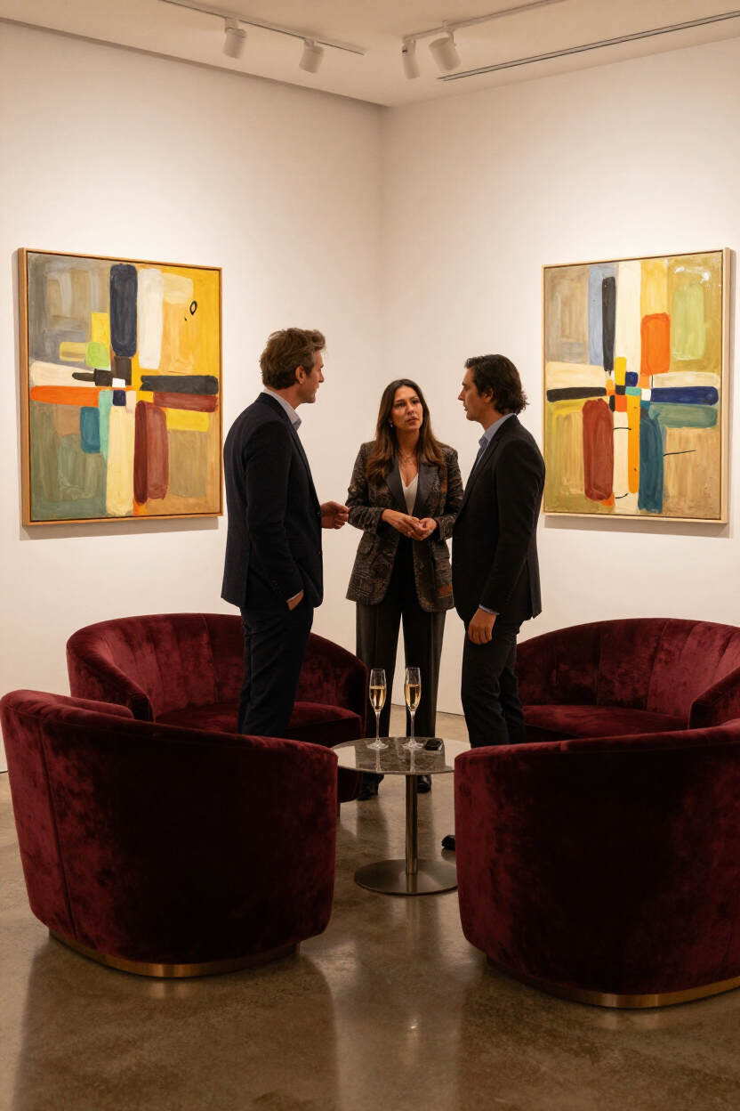 VIP Gallery Lounge at Art Expo Atlanta