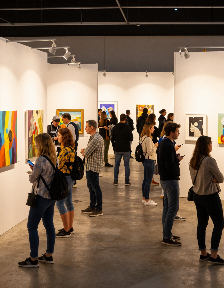 Art Expo Atlanta exhibition hall