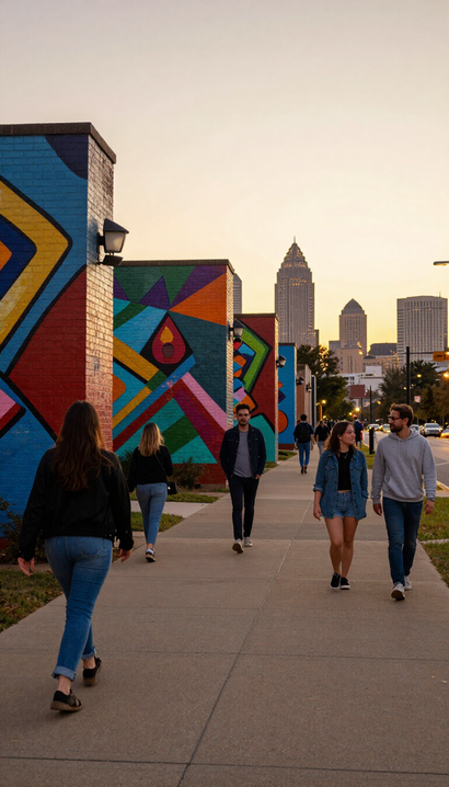 Atlanta Beltline at dusk