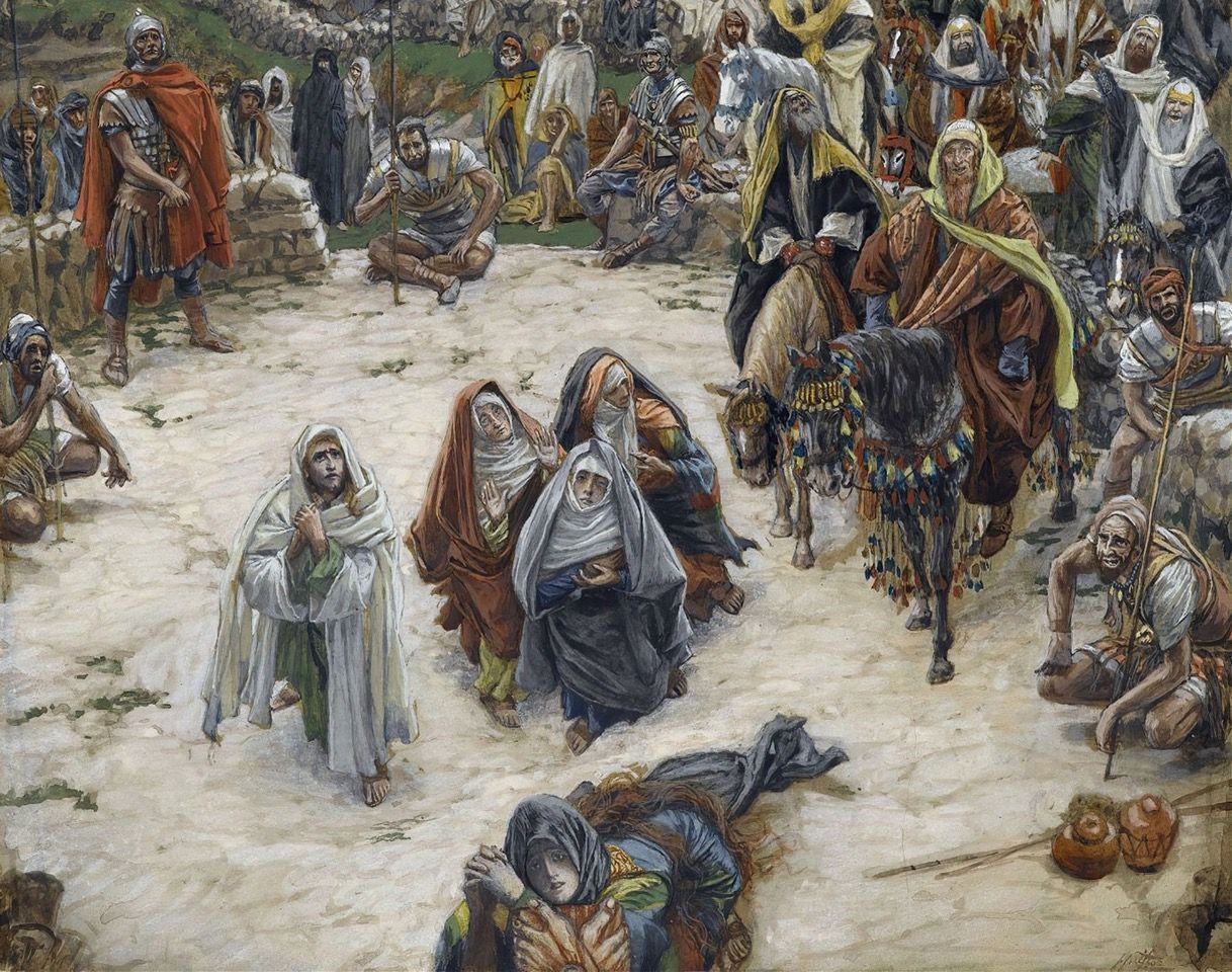  'What Our Lord Saw From The Cross' by James Tissot completed in 1890
