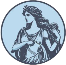 A woman with long hair is holding a vase in a circle.