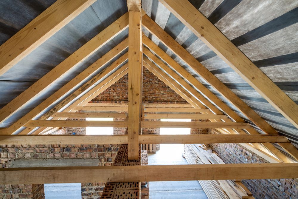 Wooden Roof Trusses Framework — Brayden Stewart Building In Forster, NSW