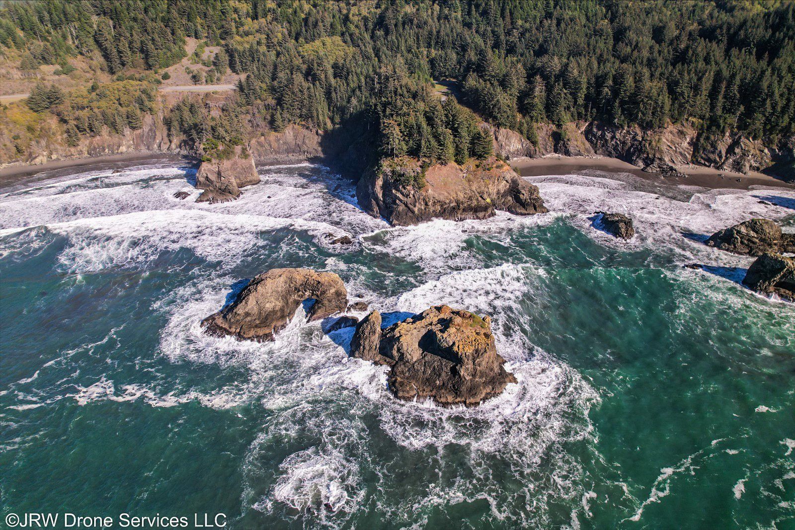 Huge Rocks On Sea — Gold Beach, OR — JRW Drone Services LLC