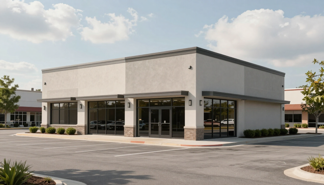Freestanding single-tenant net lease building