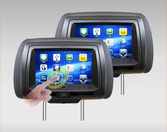 Two Monitor Screen Tablet Headrest