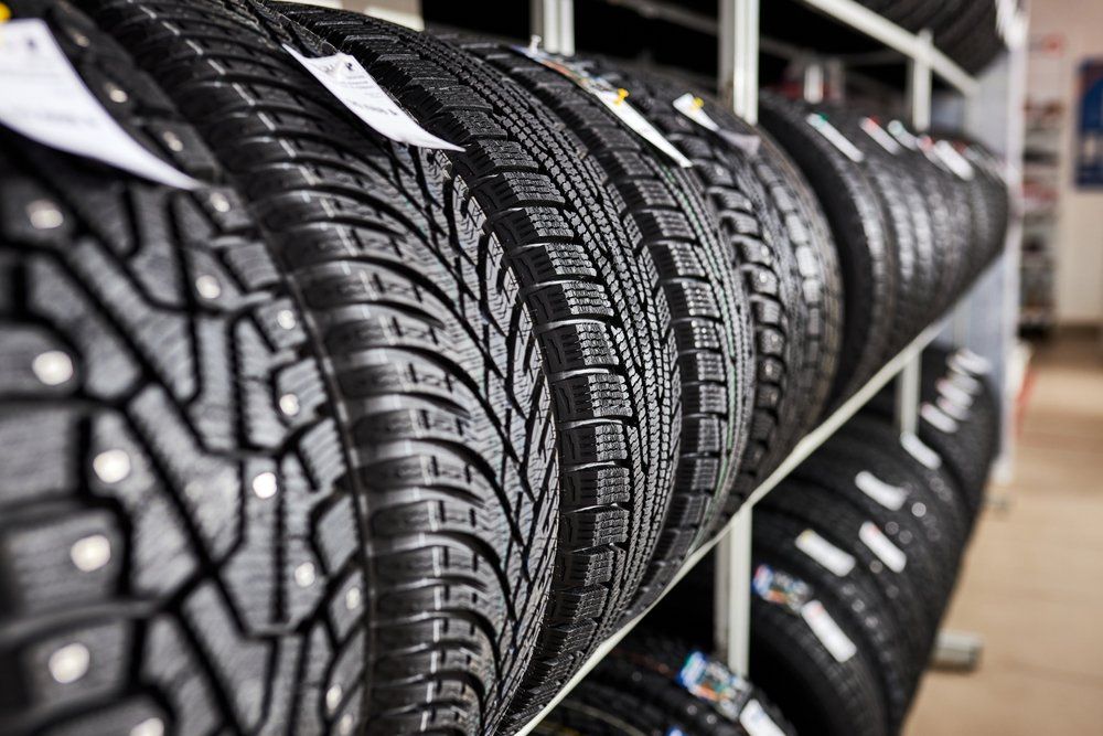 Line of wheel tires Line of wheel tires