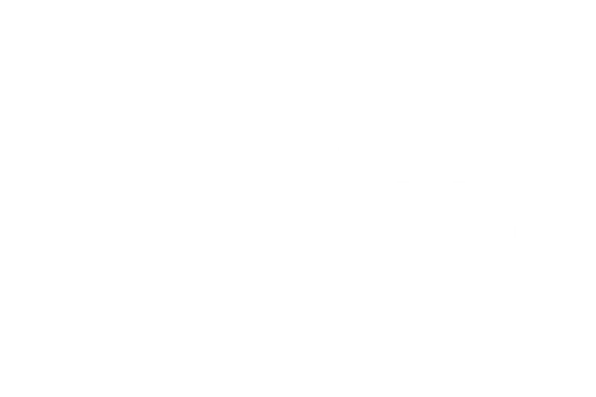 Blank white screen with a thin black border and a small red mark near the top center