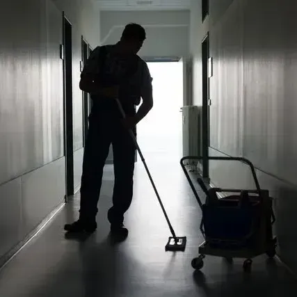 Cleaning the Hallway — Waterbury, CT — Dependable Cleaning Service CT