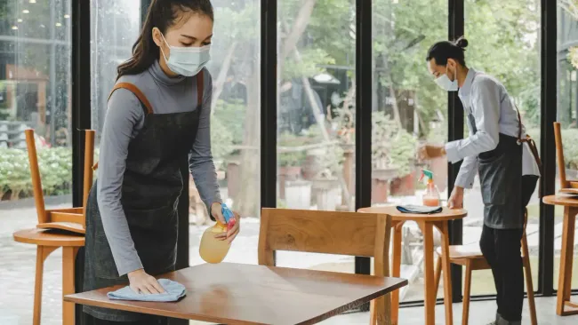 Cleaning the Tables — Waterbury, CT — Dependable Cleaning Service CT