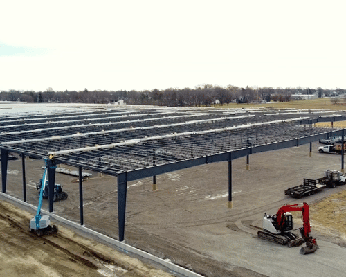 steel building construction near toledo ohio