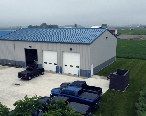 custom metal building construction near indiana