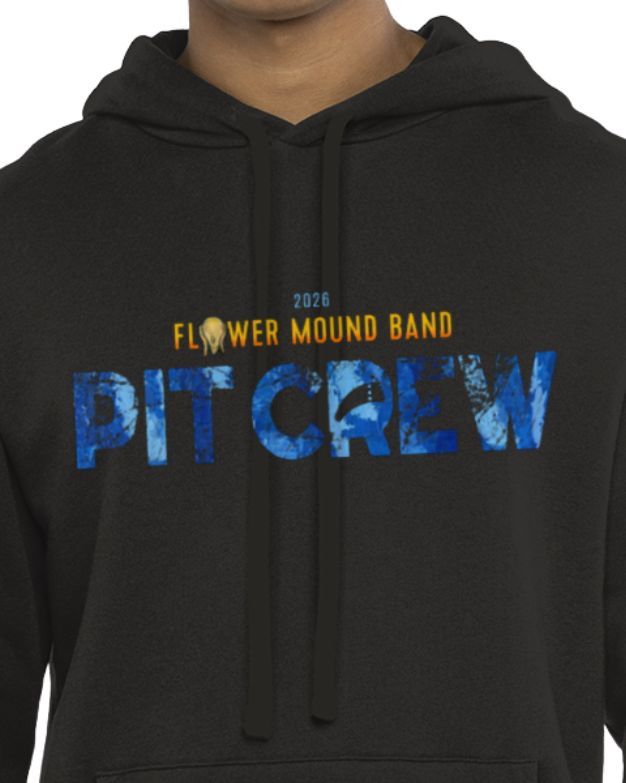 FMHS Band Pit Crew 2026 Hoodie SweatShirt - Next Level 9303