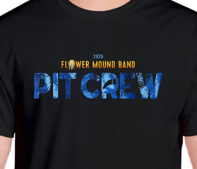 FMHS Band Pit Crew 2026 Show Shirt