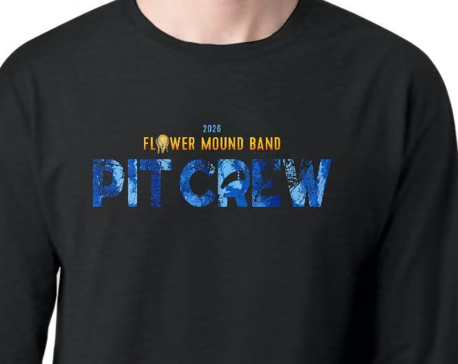 FMHS Band Pit Crew 2026 Show Shirt - LONG SLEEVE