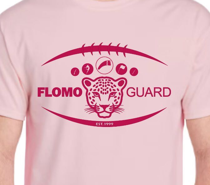 Flomo Guard Football Pink-Out T-Shirt (NON-customized)