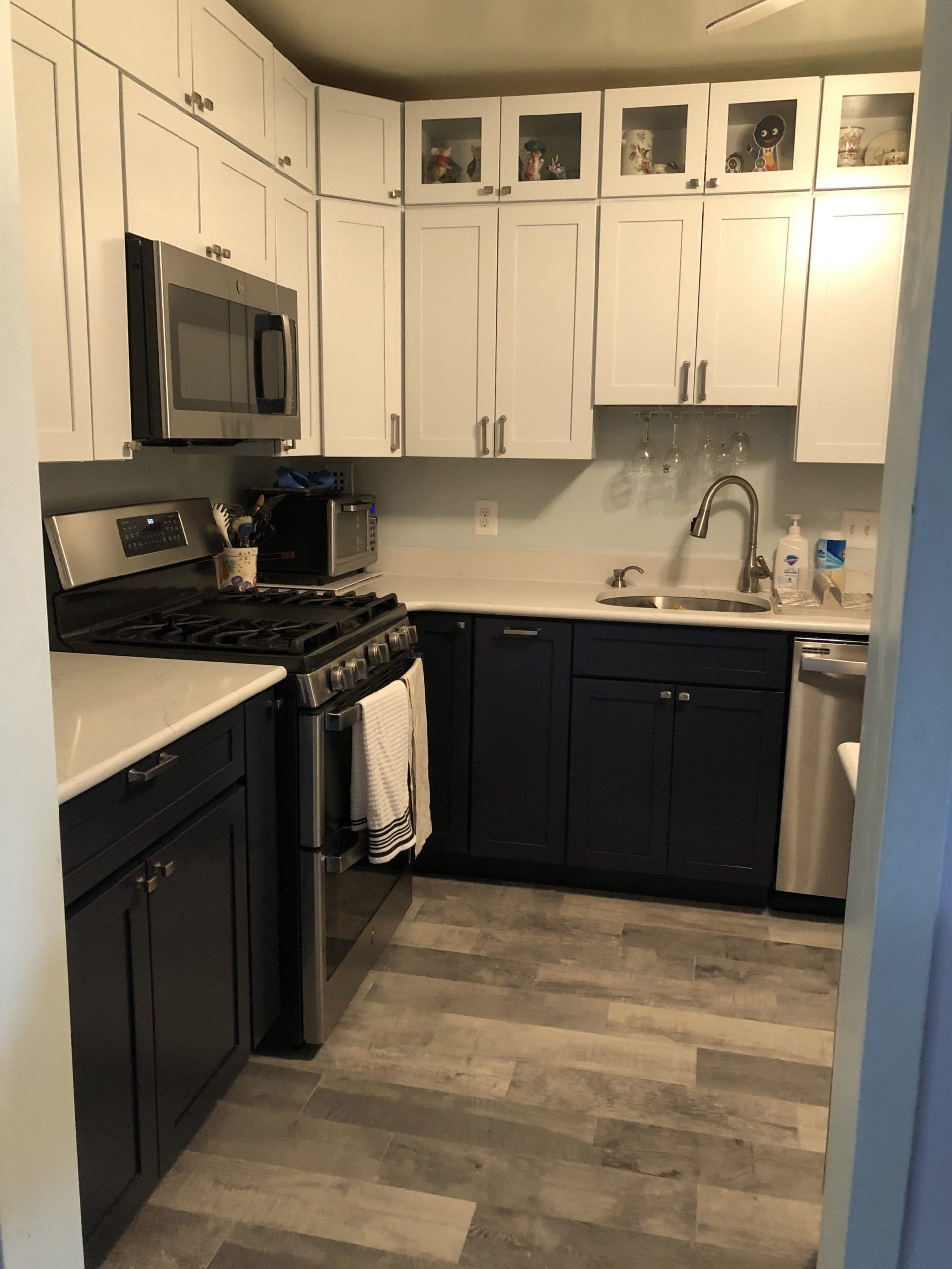 Kitchen With White Cabinets
