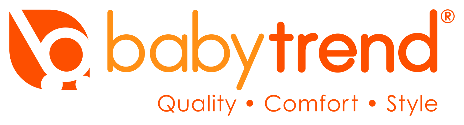 BabyTrend logo in orange. "BabyTrend" in large text. Below, "Quality • Comfort • Style".