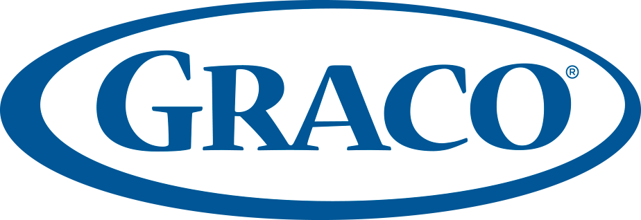 The Graco logo: blue text "GRACO" in a blue oval on a white background.