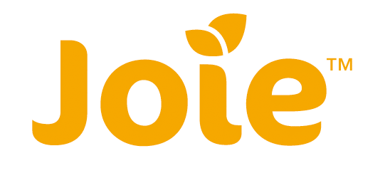 Yellow "Joie" logo with leaves, "TM" to the right.