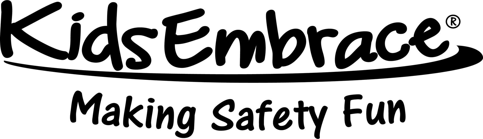 Kids Embrace logo with the text "Making Safety Fun."