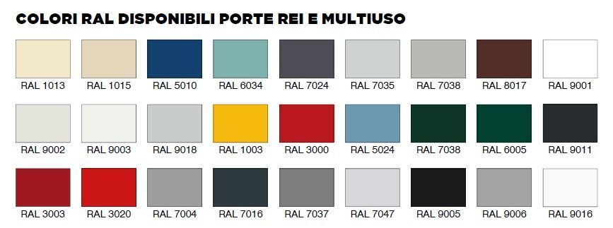 colorazioni porte tecniche REI Fea Trade Pistoia