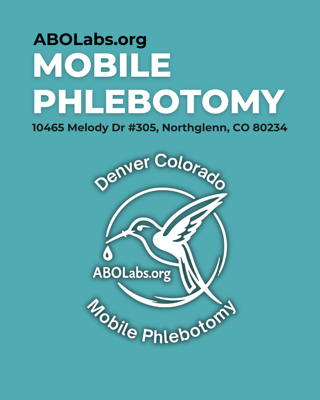 Specialty laboratory kits and testing programs supported by ABOLabs mobile phlebotomy.
