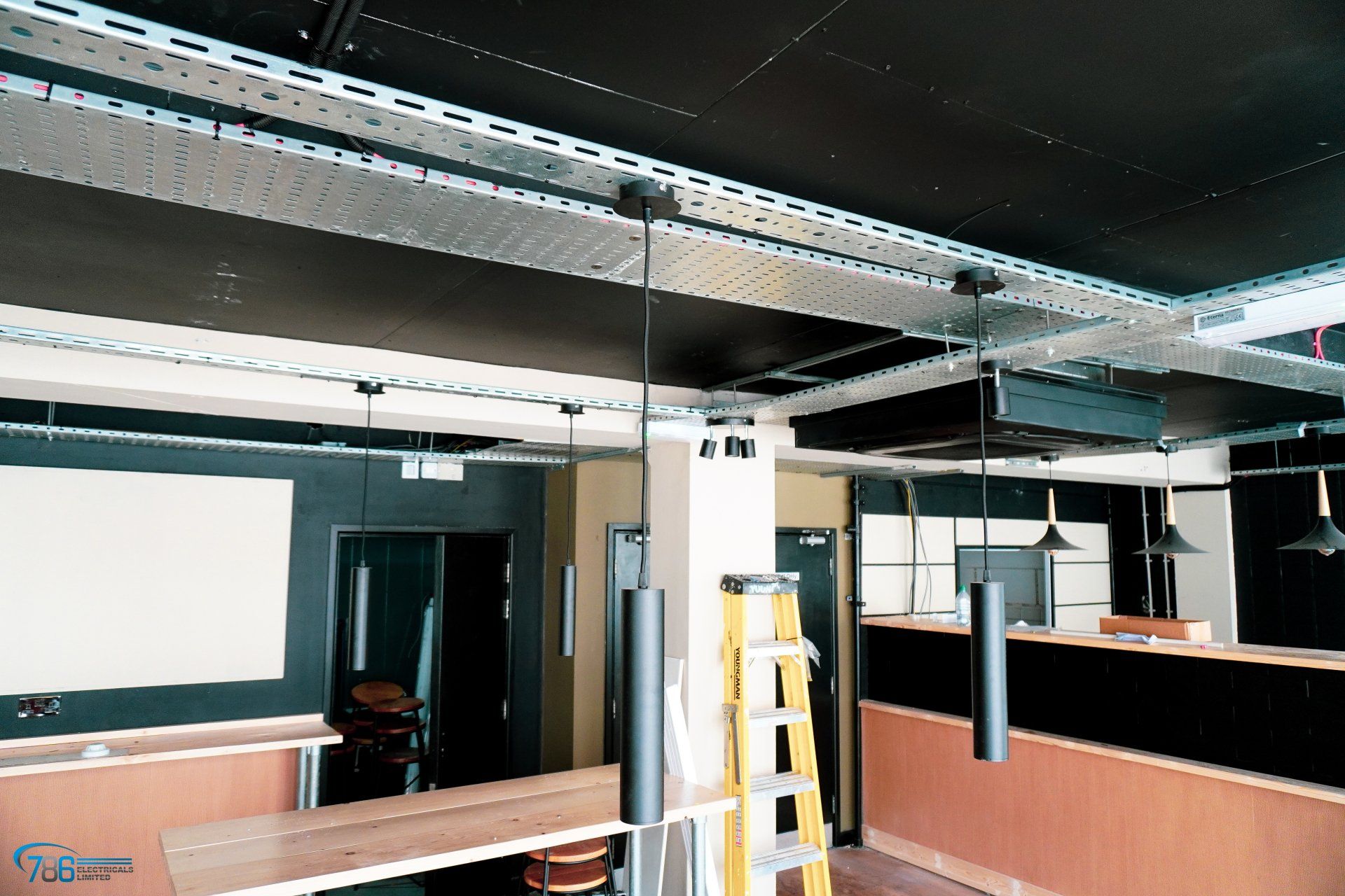 metal light fixture