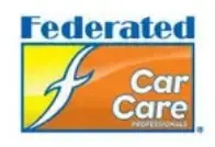 Federated Car Care Professionals logo with blue, yellow, and orange background