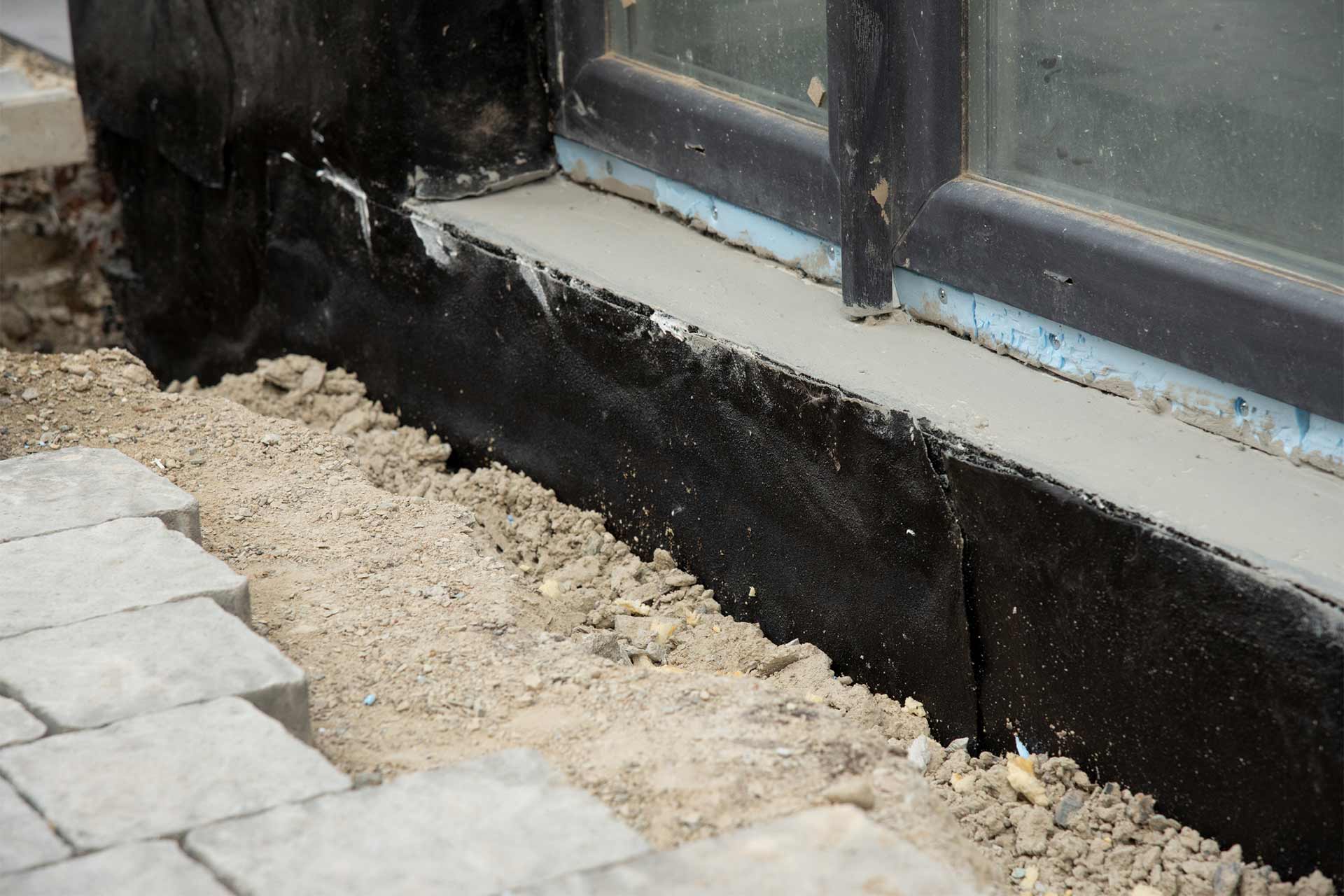 Exterior Basement Waterproofing — Staten Island, NY — J. Molfino Masonry
