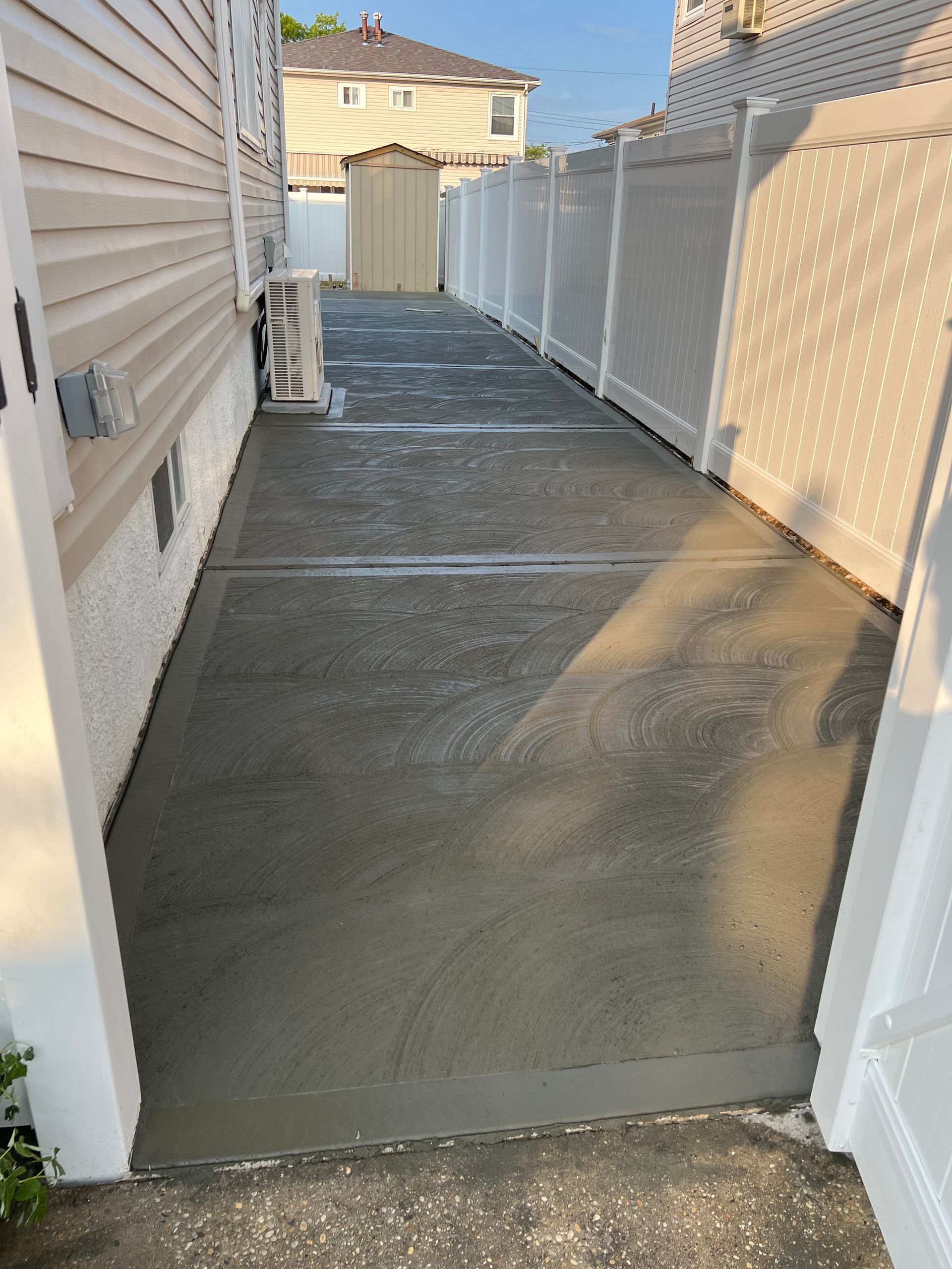 White Fence Stands — Staten Island, NY — J. Molfino Masonry