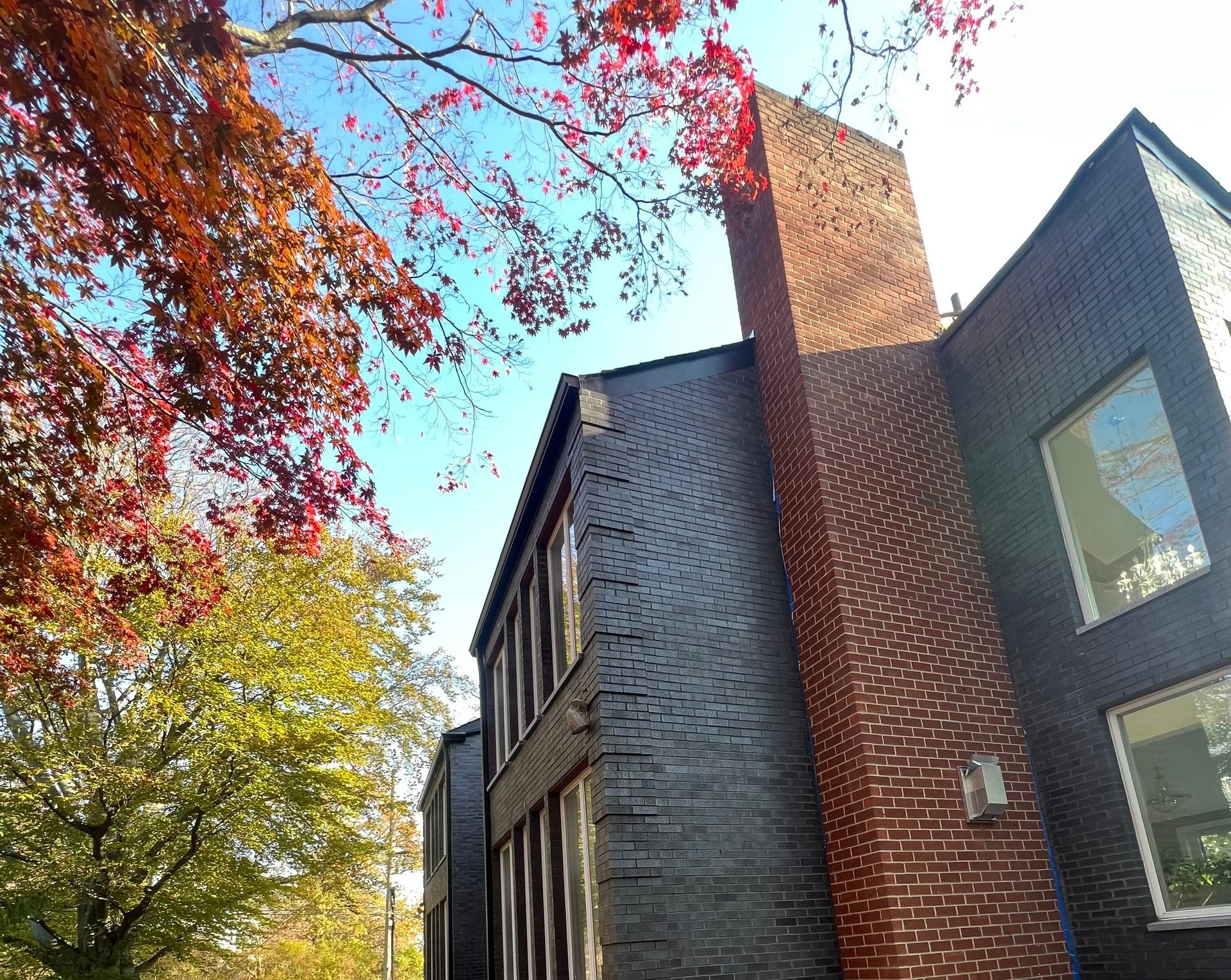 Brick Building With A Tree — Staten Island, NY — J. Molfino Masonry