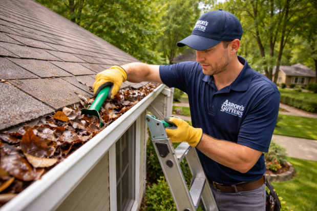 “Professional Tucker gutter cleaning service protecting roofs and foundations in Tucker, GA”