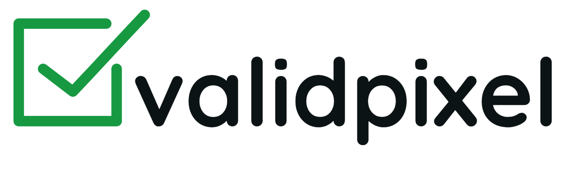 The validpixel logo has a green check mark on it.
