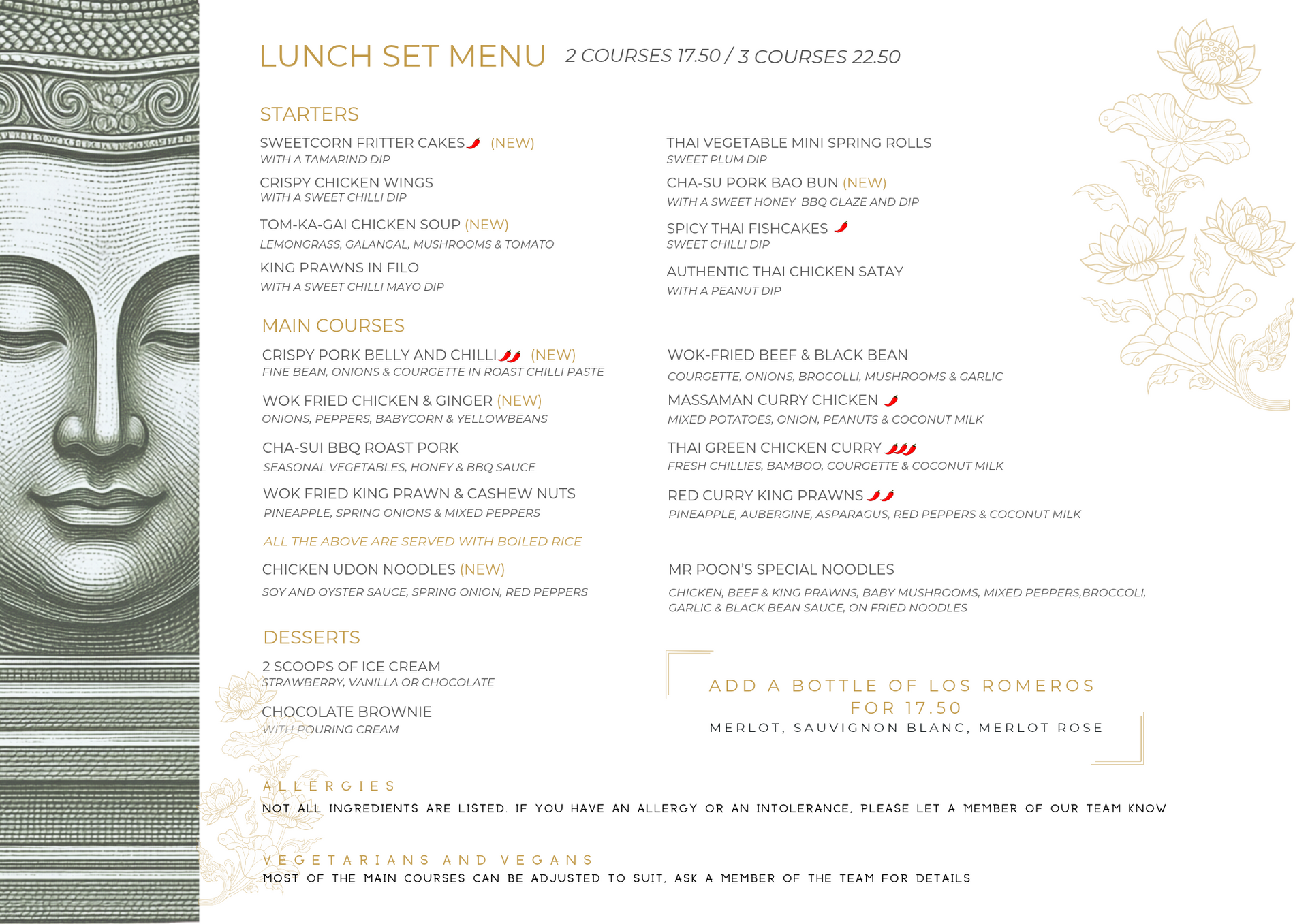 Rising sun christchurch thai lunch menu