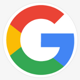 Google logo: multi-colored 