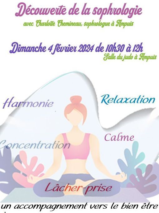 Evénement sophrologie avec Ampuis Mozaïk