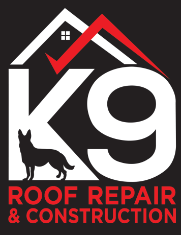 K9 Roof Repair and Construction K9 Roof Repair and Construction logo in black and red text.