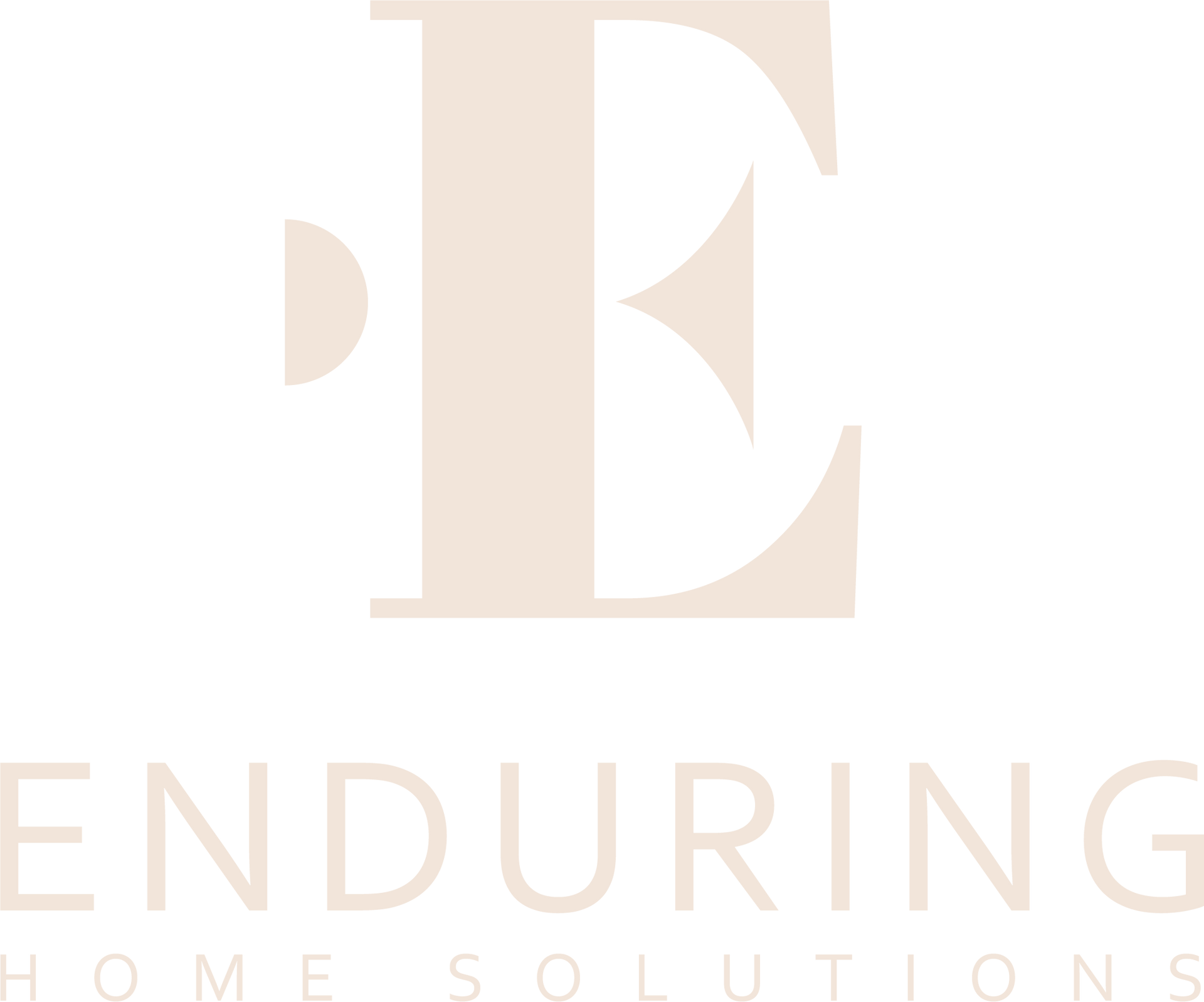 It is a logo for a company called enduring home solutions.