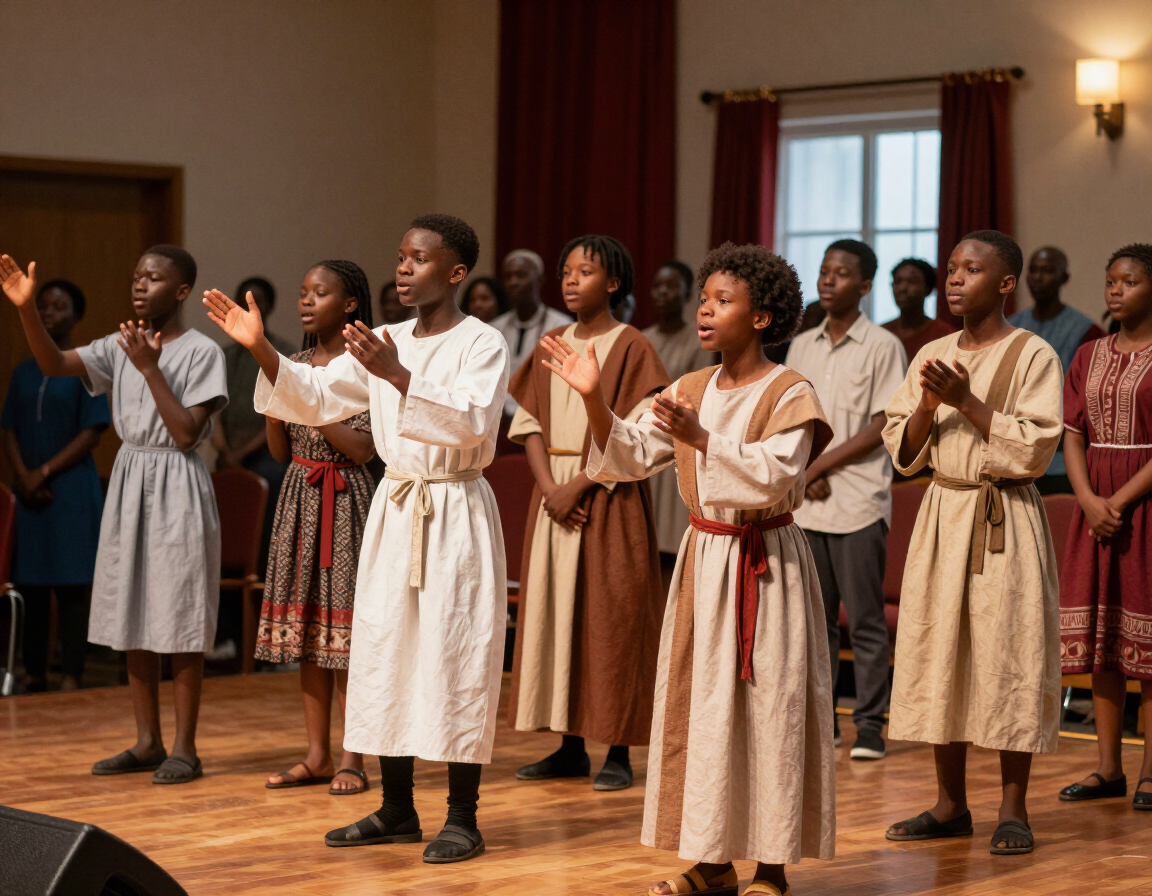 Youth drama performance