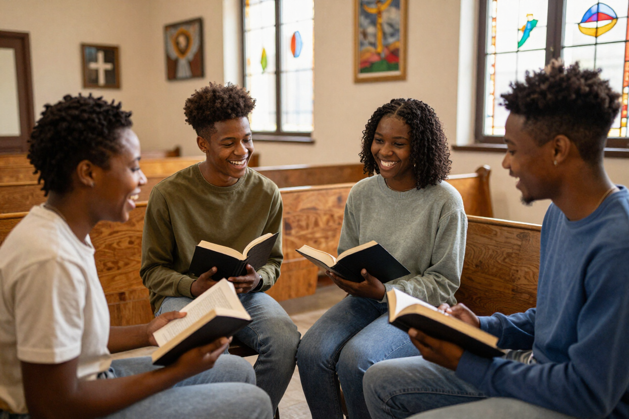 Youth and young adults in ministry at Glenway Church