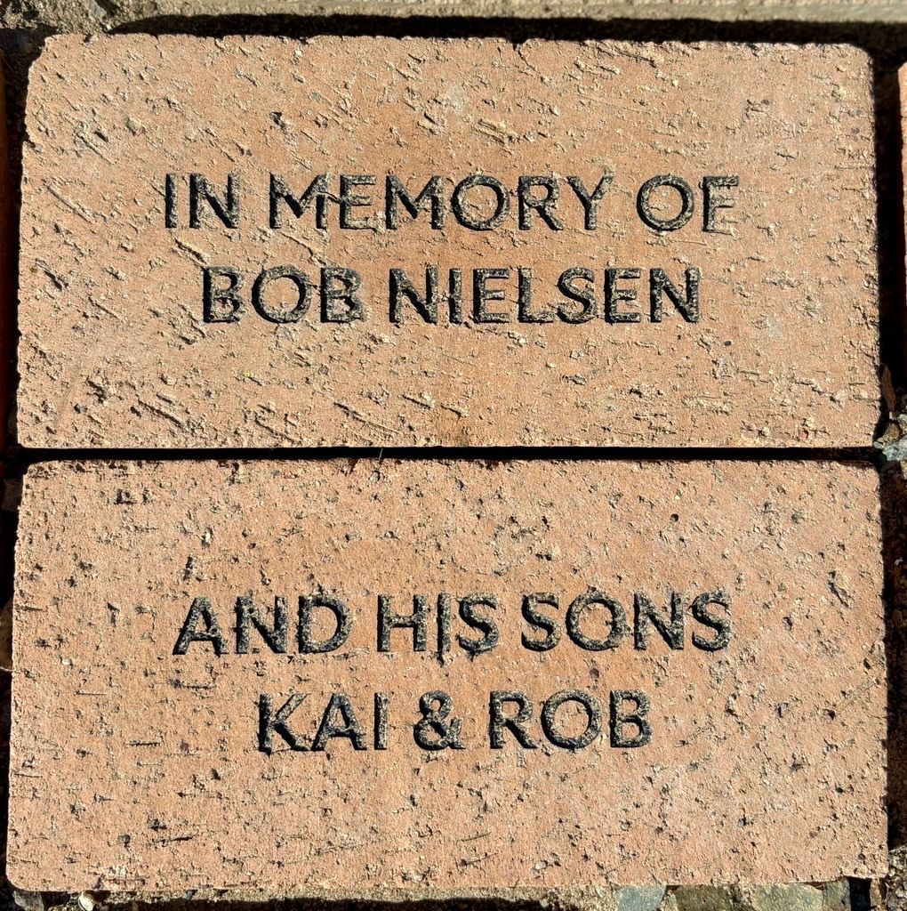 Two engraved bricks: 