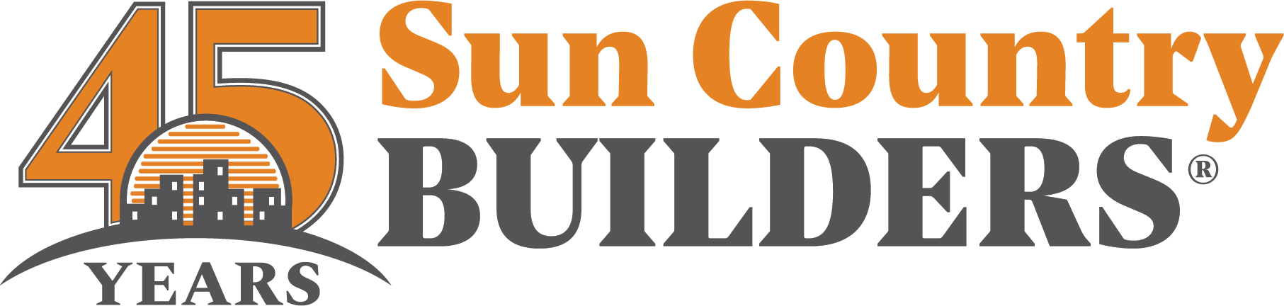 Logo for Sun Country Builders, featuring