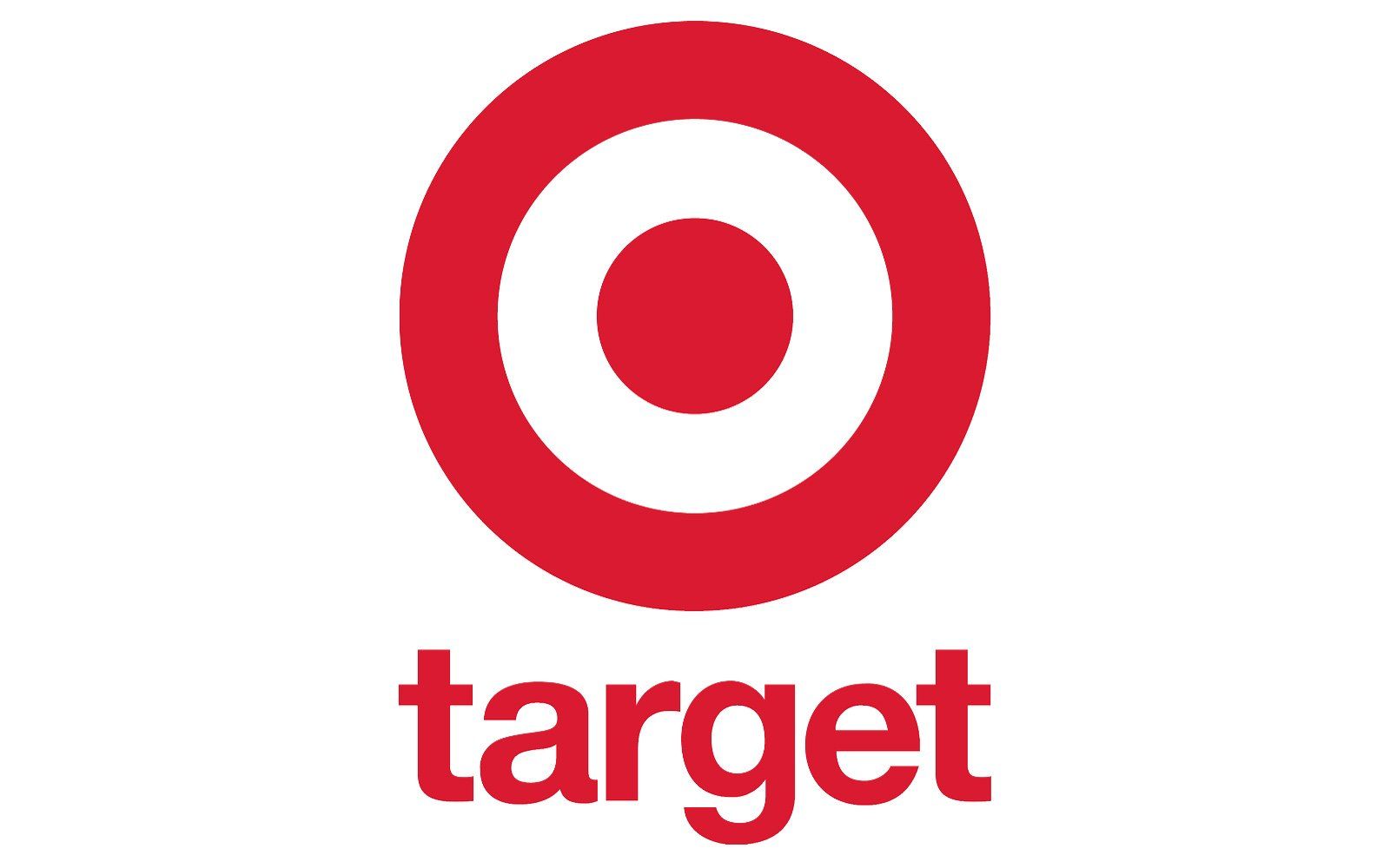 Target logo: Red bullseye target with the word