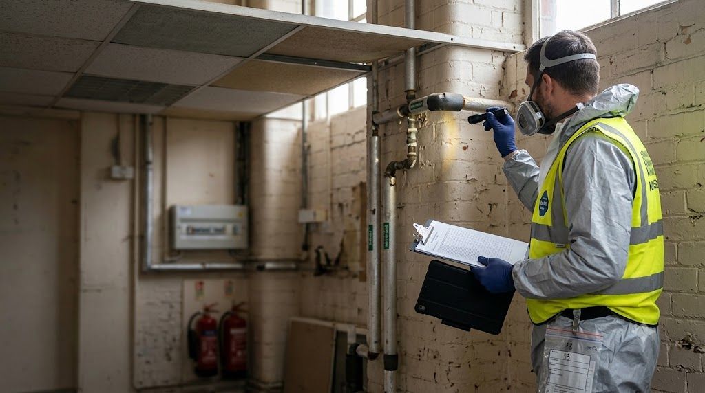 Asbestos Surveys Leeds & Yorkshire Independent asbestos survey inspection in a Yorkshire commercial property
